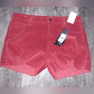 Crazy Train corduroy shorts